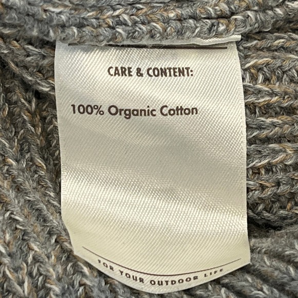REI Cooperative Wallace Lake Sweater Womens Medium Organic Cotton Heathered - Picture 7 of 8